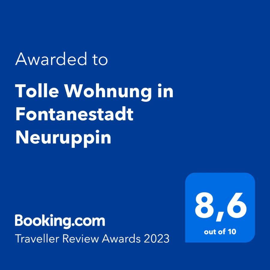 Tolle Wohnung in Fontanestadt Neuruppin Exterior foto